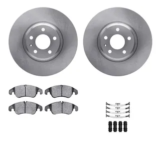 R1 Concepts WFWH1-73071 E- Line Series Brake Rotor W/ Ceramic Brake Pads & Hdw